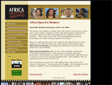 Tablet Screenshot of africaopenforbusiness.com